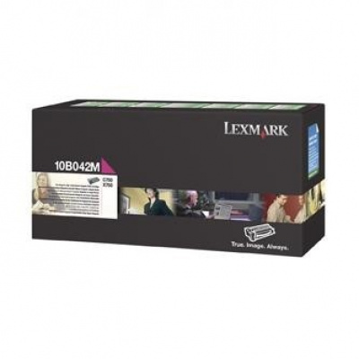 Lexmark 10B042M bíborvörös (magenta) eredeti toner