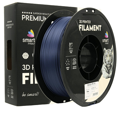 Smart Print FG-S217-E1, 3D filament, PETG Matte, 1,75mm, 1000g, Kék (Blue)