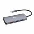 VERBATIM Hub USB-C Pro Multiport 9 Port, 3x USB 3.2, 2x USB-C, HDMI, RJ45, microSD/SD, szürke