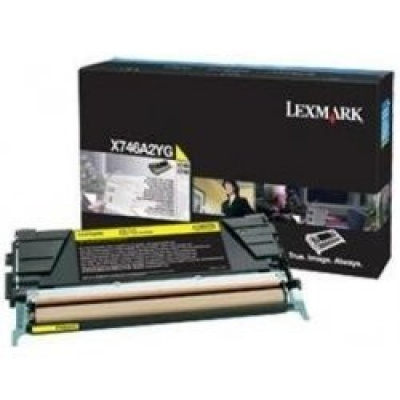 Lexmark X746A2YG sárga (yellow) eredeti toner