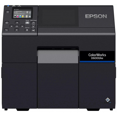 Epson ColorWorks D6000 (Ae) C31CL90102 színes címkenyomtató, cutter, disp., USB, Ethernet, black