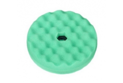3M Perfect-It™ Kétoldalas polírozó habszivacs, bordázott, zöld, átmérő 216 mm (50874)