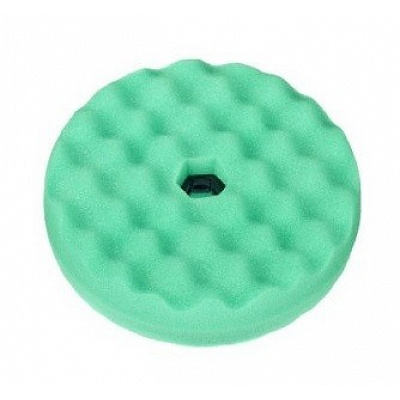3M Perfect-It™ Kétoldalas polírozó habszivacs, bordázott, zöld, átmérő 216 mm (50874)
