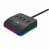 USB (3.0) hub 4-port, DHC-CT120 8WW48AA, černý, Hewlett-Packard, 4x USB 3.0, podsvícený