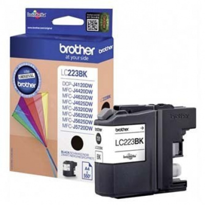 Brother LC-223BK fekete (black) eredeti tintapatron