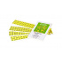 Partex PLB025025H40.LIT címkék 25x25 mm, villámlás egy háromszögben, sárga, 10x12 db