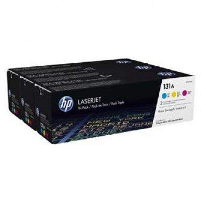 HP 131A U0SL1AM, cián/bíborvörös/sárga (cyan/magenta/yellow) eredeti toner