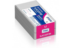 Epson SJIC22P(M) C33S020603 a ColorWorks esetében, bíborvörös (magenta) eredeti tintapatron