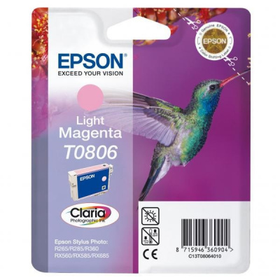 Epson T0806 C13T08064011 világos bíborvörös (light magenta) eredeti tintapatron