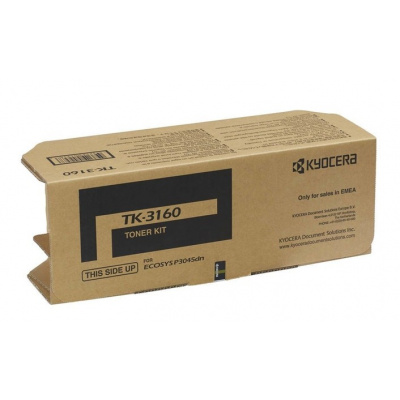 Kyocera Mita TK-3160 fekete (black) eredeti toner