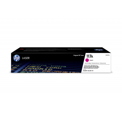 HP 117A W2073A bíborvörös (magenta) eredeti toner