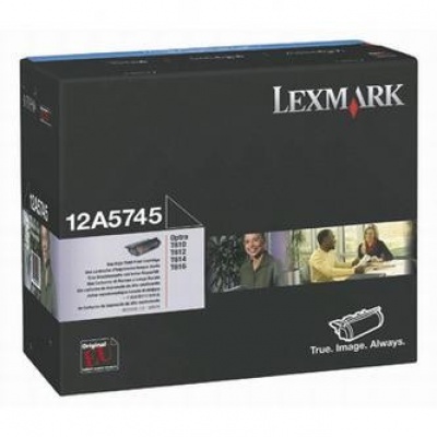 Lexmark 12A5745 fekete (black) eredeti toner