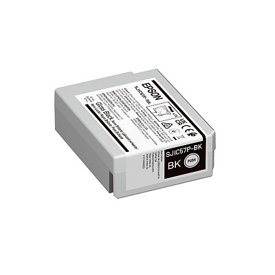 Epson SJIC57P-BK C13T58J140 ColorWorks készülékhez, fekete (black) eredeti patron