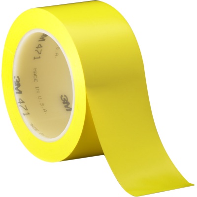 3M 471 PVC lepicí szalag, 75 mm x 33 m, sárga