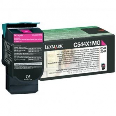 Lexmark C544X1MG bíborvörös (magenta) eredeti toner