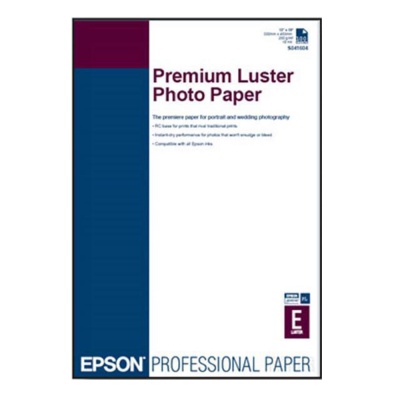 Epson S041785 Premium Luster Photo Paper, fotópapírok, fényes, fehér, A3+, 235 g/m2, 100 db, S041785, 