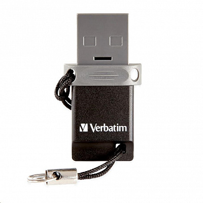 VERBATIM Dual USB Drive 64 GB - OTG/USB 2.0 for Smarphones & tablettas