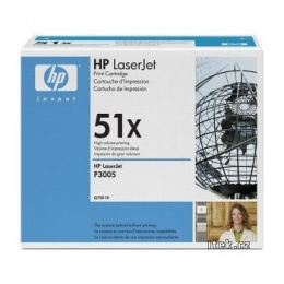HP 51X Q7551X fekete (black) eredeti toner