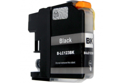 Brother LC-123 fekete (black) kompatibilis tintapatron
