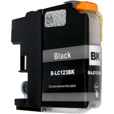 Brother LC-123 fekete (black) kompatibilis tintapatron