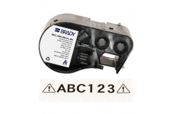 Brady M4C-1000-595-CL-BK / 170838, 25.40 mm x 6.10 m, vinil, fekete nyomtatás / átlátszó alapon