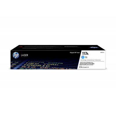 HP 117A W2071A cián (cyan) eredeti toner