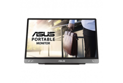 ASUS ZenScreen MB14AC 90LM0631-B01170 Monitor, 14", IPS, FHD, 60Hz, 5ms, szürke, 3R