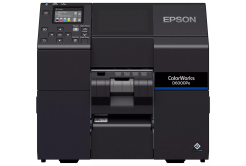 Epson ColorWorks D6000 (Pe) C31CL90202 színes címkenyomtató, peeler, disp., USB, Ethernet, black