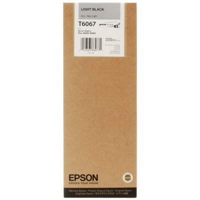 Epson C13T606700 világos fekete (light black) eredeti tintapatron