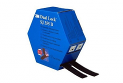 3M Dual-Lock Mini Pack SJ355D, fekete, šíře 25 mm, 2 x 5 m v krabičce