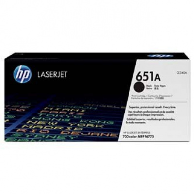 HP 651A CE340A fekete (black) eredeti toner