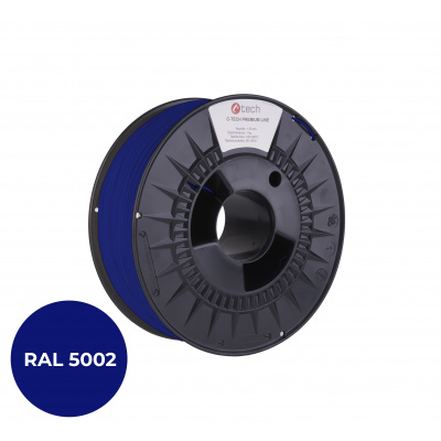 C-Tech 3DF-P-PLA1.75-5002 3D filament, PREMIUM LINE, PLA, ultramarine, RAL5002, 1,75mm, 1kg