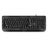Genius KB-118, billentyűzet US, klasszikus, vízálló, vezetékes típus (USB), fekete