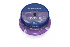 VERBATIM DVD+R(25-Pack)Spindle/General Retail/16x/4.7GB