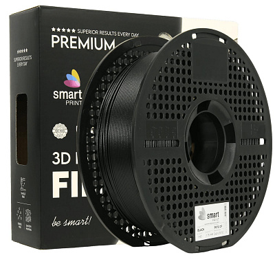 Smart Print FG-S208-E1, 3D filament, PETG + CF, 1,75mm, 1000g, Fekete (Black)