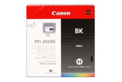Canon PFI-302B, 2216B001 fotó fekete (photo black) eredeti tintapatron
