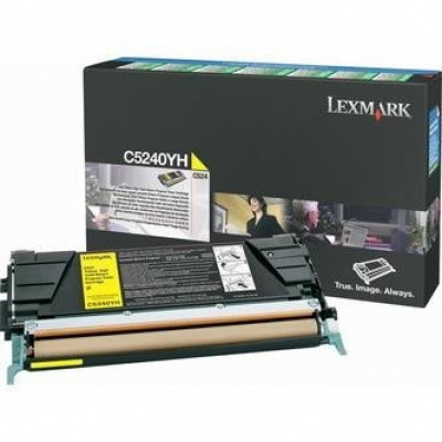 Lexmark C5240YH sárga (yellow) eredeti toner