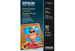 Epson Premium Glossy Photo Paper, fotópapírok, fényes, fehér, 10x15cm, 200 g/m2, 50 db, C13S042547, inkoustový