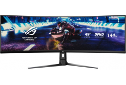 ASUS Strix XG49VQ 90LM04H0-B01170 Monitor, ROG, 49", VA, 3840x1080, 144Hz, 4ms, Fekete, 3R