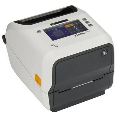 Zebra ZD621-HC ZD6AH43-30ER02EZ címkenyomtató, 12 dots/mm (300 dpi), disp. (colour), RTC, USB, USB Host, RS232, BT, Ethernet, Wi-Fi, kit (USB), white