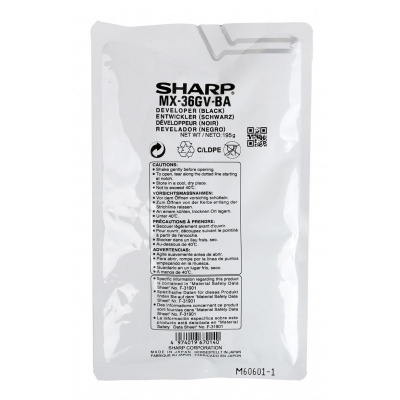 Sharp MX-36GVBA fekete (black) eredeti developer