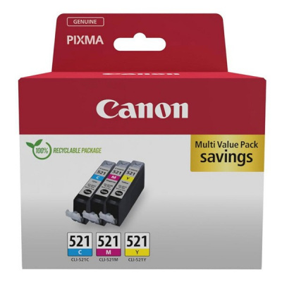 Canon CLI-521 2934B015 színes (color) multipack eredeti patronok