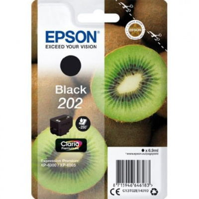 Epson 202 T02E14010 fekete (black) eredeti tintapatron