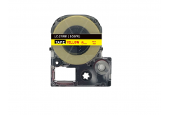 Epson LK-SC6YR, 6mm x 9m, piros nyomtatás / sárga alapon, utángyártott szalag