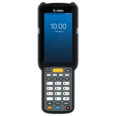 Zebra MC3300x, 2D, SR, SE4770, 10.5 cm (4''), Func. Num., BT, Wi-Fi, NFC, Android, GMS
