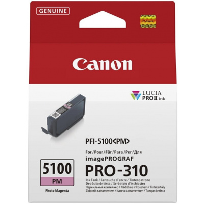 Canon PFI-5100 PM 6957C001 fotó bíborvörös (photo magenta) eredeti tintapatron