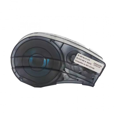 Brady M21-125-C-342-WT, 6 mm x 2,13 m, fekete nyomtatás / fehér alapon, kompatibilis szalag