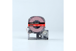 Epson LK-SD18RW, 18mm x 9m, fehér nyomtatás / piros alapon, utángyártott szalag