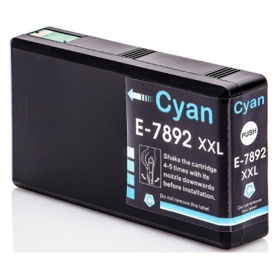 Epson T7892 cián (cyan) utángyártott tintapatron