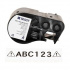 Brady M4C-500-595-CL-WT / 170822, 12.70 mm x 6.10 m, vinil, fehér nyomtatás / átlátszó alapon